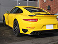 gelbe Folie auf Porsche 911
